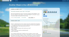 Desktop Screenshot of anotherweekinthelifeofkdoug.blogspot.com