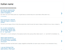 Tablet Screenshot of italian-name.blogspot.com