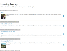 Tablet Screenshot of 1loominglooney.blogspot.com