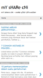 Mobile Screenshot of mysharecni.blogspot.com