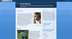 Desktop Screenshot of femalebalance.blogspot.com