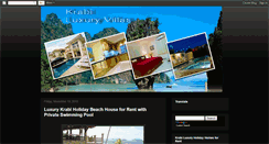 Desktop Screenshot of krabiluxuryvillas.blogspot.com