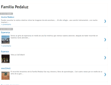 Tablet Screenshot of familiapedaluz.blogspot.com
