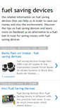 Mobile Screenshot of fuel-saving-devices.blogspot.com