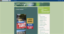 Desktop Screenshot of americasolidariaencolombia.blogspot.com