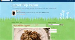 Desktop Screenshot of carrottopvegan.blogspot.com