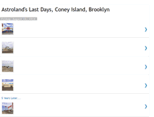 Tablet Screenshot of lastdaysofastroland.blogspot.com