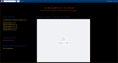 Desktop Screenshot of infamous-guild.blogspot.com