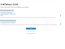 Tablet Screenshot of infamous-guild.blogspot.com