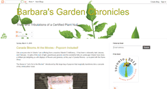 Desktop Screenshot of barbarasgardenchronicles.blogspot.com