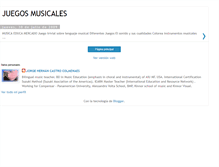 Tablet Screenshot of juegosmusicalesjorgehcastro.blogspot.com