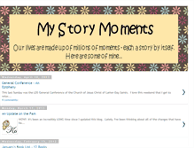 Tablet Screenshot of mystorymoments.blogspot.com