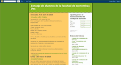 Desktop Screenshot of consejodeeconomicas.blogspot.com