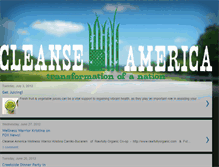 Tablet Screenshot of cleanseamerica.blogspot.com