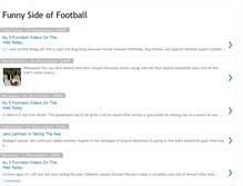 Tablet Screenshot of funnysideoffootball.blogspot.com