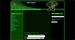 Desktop Screenshot of gameimpact.blogspot.com