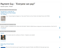 Tablet Screenshot of paymentguy.blogspot.com