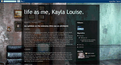 Desktop Screenshot of lifeasmekaylalouise.blogspot.com