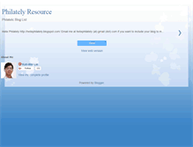 Tablet Screenshot of philatelyresource.blogspot.com