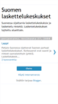 Mobile Screenshot of laskettelukeskukset.blogspot.com