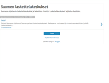Tablet Screenshot of laskettelukeskukset.blogspot.com