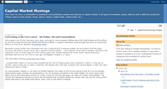 Desktop Screenshot of capitalmarketmusings.blogspot.com