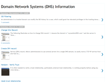Tablet Screenshot of dns-info.blogspot.com