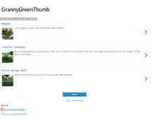 Tablet Screenshot of grannygreenthumb.blogspot.com
