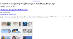 Desktop Screenshot of graphicwebdesignblog.blogspot.com