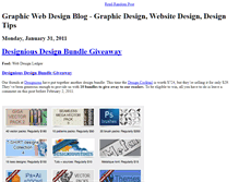 Tablet Screenshot of graphicwebdesignblog.blogspot.com