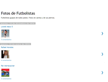 Tablet Screenshot of fotosdefutbolistas.blogspot.com