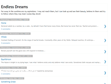 Tablet Screenshot of endlessdreamsdreamer.blogspot.com