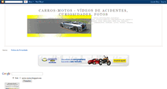 Desktop Screenshot of carros-motos.blogspot.com