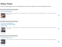 Tablet Screenshot of holeyvision.blogspot.com
