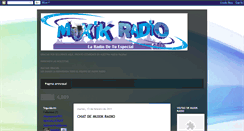 Desktop Screenshot of muxikradio.blogspot.com