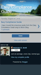 Mobile Screenshot of easycomplianceguide.blogspot.com