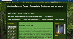 Desktop Screenshot of cantinhoexpressopensar.blogspot.com
