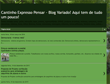 Tablet Screenshot of cantinhoexpressopensar.blogspot.com