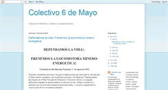 Desktop Screenshot of colectivoseisdemayo.blogspot.com