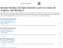 Tablet Screenshot of blendernewbies.blogspot.com