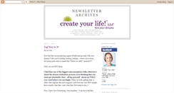 Desktop Screenshot of createyourlifeinc.blogspot.com