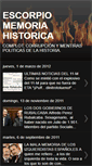 Mobile Screenshot of escorpiomemoriahistorica.blogspot.com