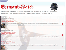 Tablet Screenshot of germanywatch.blogspot.com