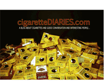 Tablet Screenshot of cigarettediaries.blogspot.com
