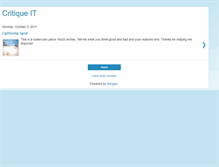 Tablet Screenshot of ourartcritique.blogspot.com