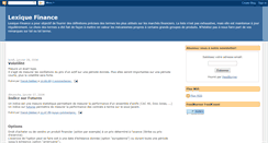 Desktop Screenshot of lexique-finance.blogspot.com