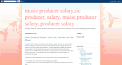 Desktop Screenshot of musicproducersalary.blogspot.com