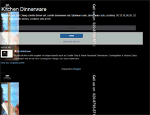 Tablet Screenshot of kitchen-dinnerware.blogspot.com