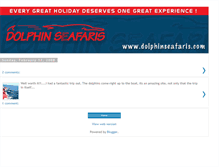 Tablet Screenshot of dolphinseafaris.blogspot.com