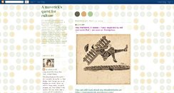 Desktop Screenshot of amavericksquestforculture.blogspot.com